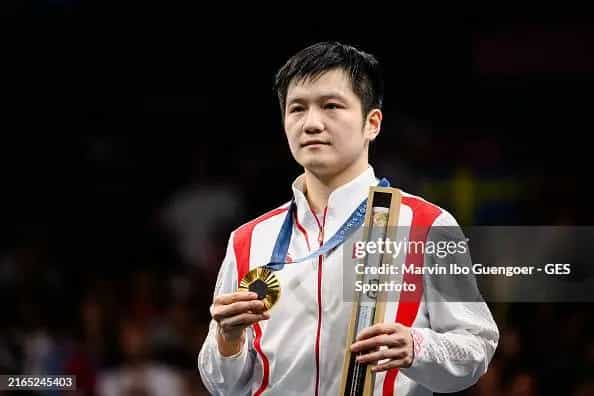 樊振东比赛瞬间 4